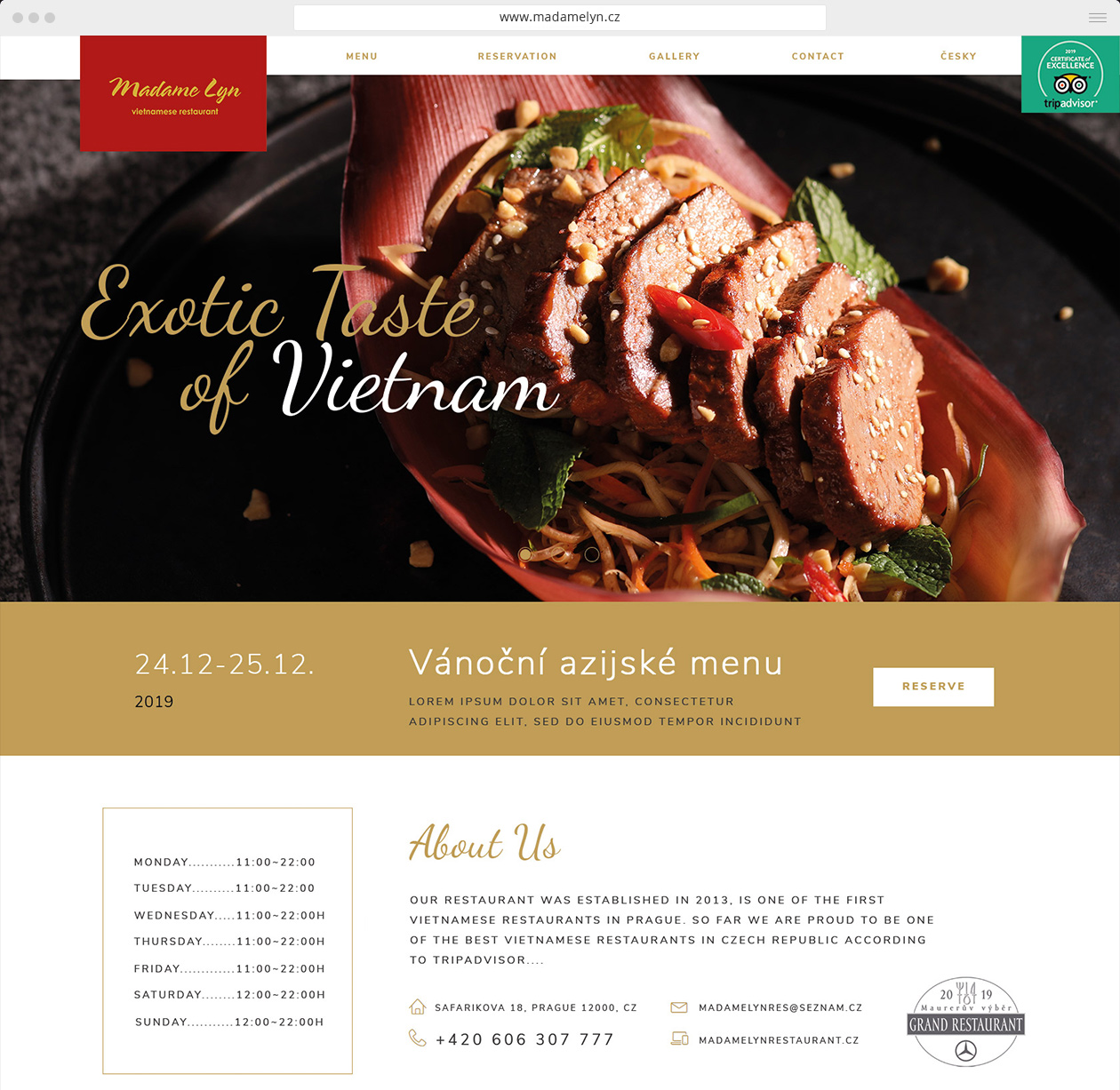 webdesign MADAME LYN